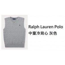 12底: Ralph Lauren Polo 中童冷背心 灰色