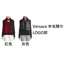 12底: Versace 羊毛頸巾 LOGO款