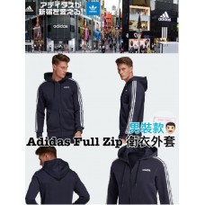 1底: Adidas Full Zip 男裝衛衣外套 (深藍色)