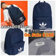 1底: Adidas Originals 大LOGO背包 (深藍色)