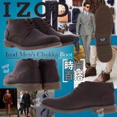 5底: IZOD Chukka Boot 男裝短靴 (深啡色)