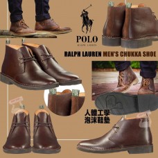 6底: Ralph Lauren Polo CHUKKA 男裝啡色皮鞋