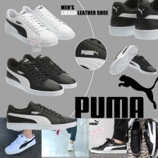 6底: Puma Smash 男裝真皮鞋 (黑色)