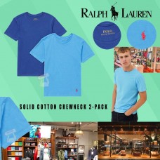 7中: Ralph Lauren Polo 中童2件裝短袖上衣 (深藍+淺藍)