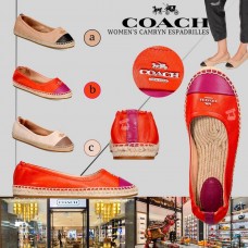 7中: Coach 平底草鞋 (杏配黑色)