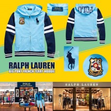 8中: Ralph Lauren Polo 中童拼色綿外套 (藍色)