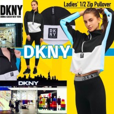 10中: DKNY 女裝拼色長袖上衣 (黑拼白)
