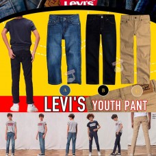 9底: Levis 中童牛仔長褲 (深藍色)