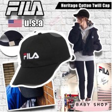 現貨: FILA 小LOGO CAP帽 (黑色)