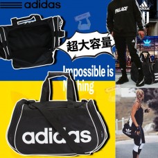 2底: Adidas 特大拉鏈運動袋 (黑色)
