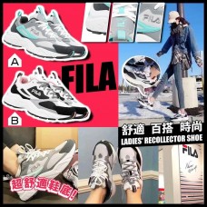 4中: FILA Recollector 女裝運動鞋 (粉白色)