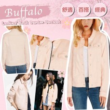 7底: Buffalo Knit 女裝牛仔外套 (粉紅色)