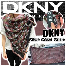 6底: DKNY 大圍巾 (混色花紋款)
