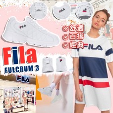 6底: FILA Fulcrum 3 女裝舒適波鞋 (白色)