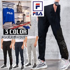 6底: FILA 男裝棉料運動褲 (深藍色)