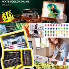10月初: Magicfly WaterColor Paint 36色水彩顏料套裝