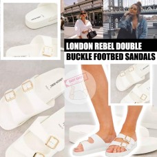 10中: London Rebel 女裝輕裝拖鞋 (白色)