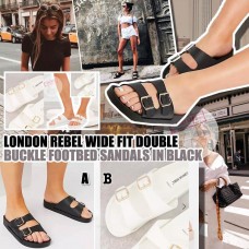 10中: London Rebel 女裝輕裝拖鞋 (黑色)