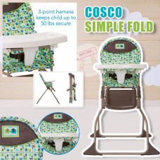 現貨: Cosco Flat Fold High Chair 輕巧型摺疊餐椅