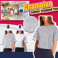 11底: Champion Cropped 女裝短袖上衣 (白色)