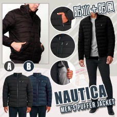 12月初: Nautica Puffer 男裝夾棉外套 (黑色)