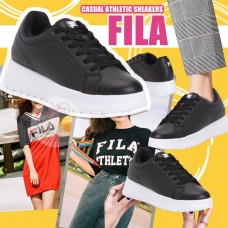 12月初: FILA Athletic 皮款休閒鞋 (黑色)