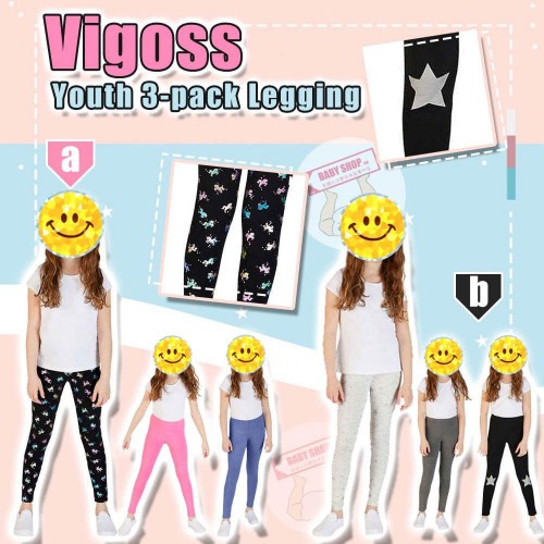 12月初 Vigoss Legging 3條裝女童貼身褲 (A款)