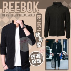 12月初: Reebok Fleece 男裝運動外套 (黑色)