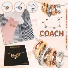 12底: Coach Signature Rondell 滑扣手鍊