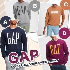 2底: GAP Pullover Sweatshirt 男裝長袖上衣 (灰色)