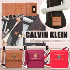3中: Calvin Klein Kiera Rocky Road 斜咩翻蓋包包