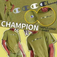 3中: Champion Triple LOGO 男裝短袖上衣 (綠色)