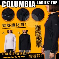 3中: Columbia Top 女裝長袖透氣上衣 (黑色)