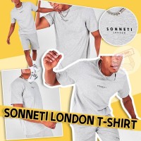 3底: SONNETIL LONDON 男裝短袖上衣 (灰色)