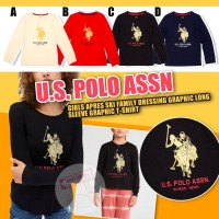 3底: U.S. POLO ASSN Apres Ski 中童長袖上衣 (深藍色)
