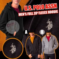 3底: U.S. POLO ASSN Full Zip 男裝外套 (黑色)