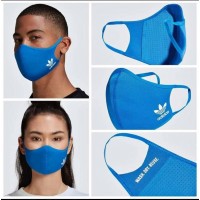 7中: Adidas 中童涼感透氣運動口罩 (3個裝-藍色)