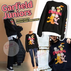 7中: Garfield Juniors 加菲貓女裝長袖上衣 (黑色)