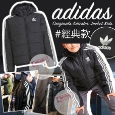 7中: Adidas Adicolor 中童夾克外套 (黑色)
