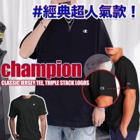 7中: Champion Triple Stack 男裝短袖上衣 (黑色)