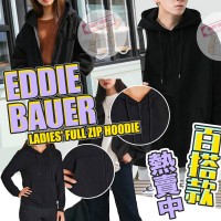 7底: Eddie Bauer Full Zip 女裝衛衣外套 (黑色)