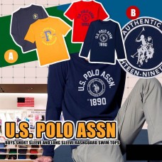 8中: U.S. POLO ASSN #10001 2件中童上衣套裝 (藍色+黃色)