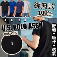8中: U.S. POLO ASSN #10002 男裝短袖上衣 (深藍色)