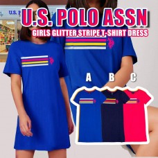 9底: U.S. POLO ASSN #10004 中童短袖裙子 (深藍色)