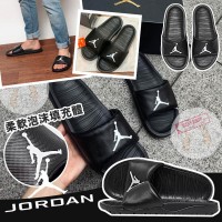 8中: JORDAN 大童拖鞋 (黑色)