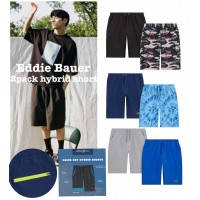 9中: Eddie Bauer #10104 中童速乾短褲 (淺灰+彩藍)