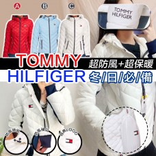 11中: Tommy Hilfiger #10249 女裝夾棉外套 (粉藍色)