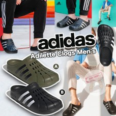 11中: Adidas #10281 男裝拖鞋 (黑色)