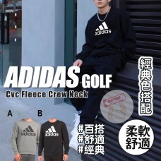 3底: Adidas #11062 男裝圓領衛衣 (黑色)