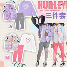 5中: Hurley #11270 女童套裝 (粉色)